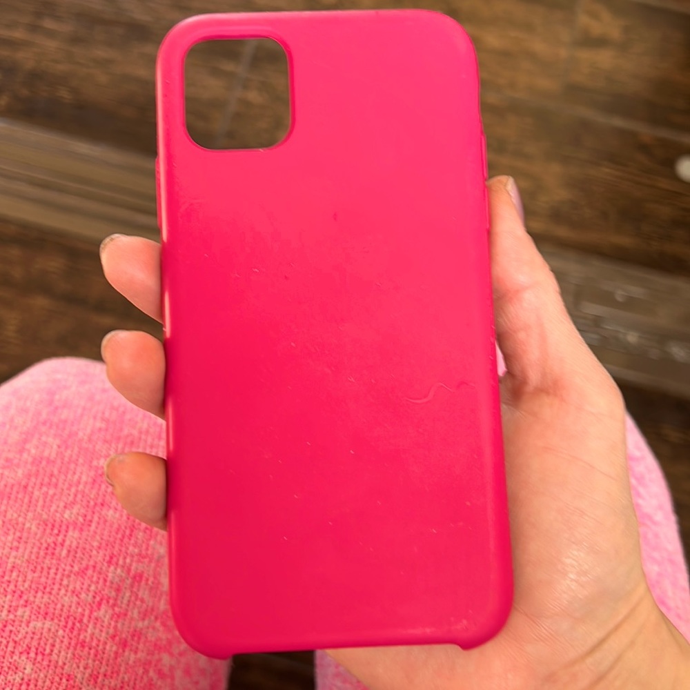 Pink iPhone 11 case